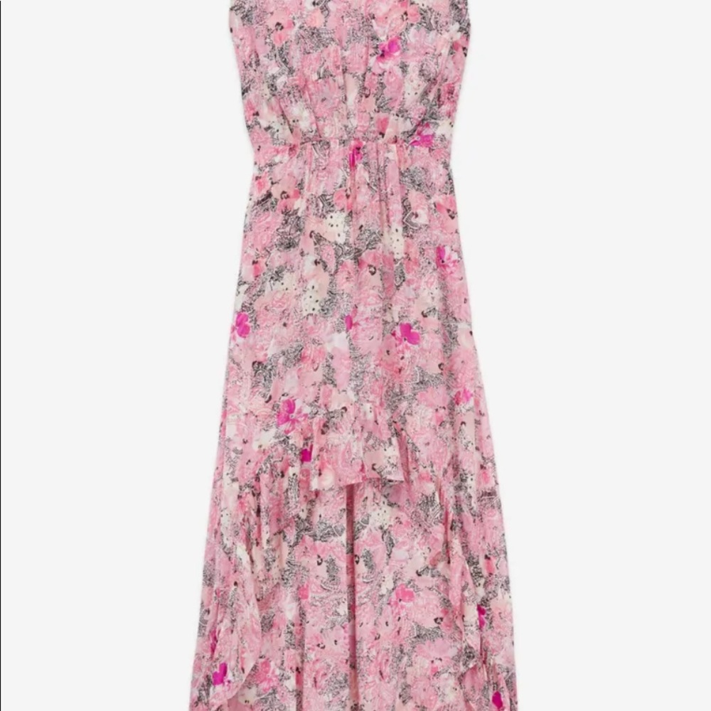 The Kooples Midi Floral Print Dress - Picture 5 of 7